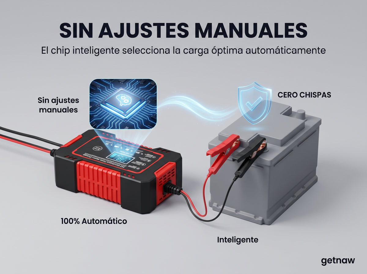 cargador de bateria para coche 12v